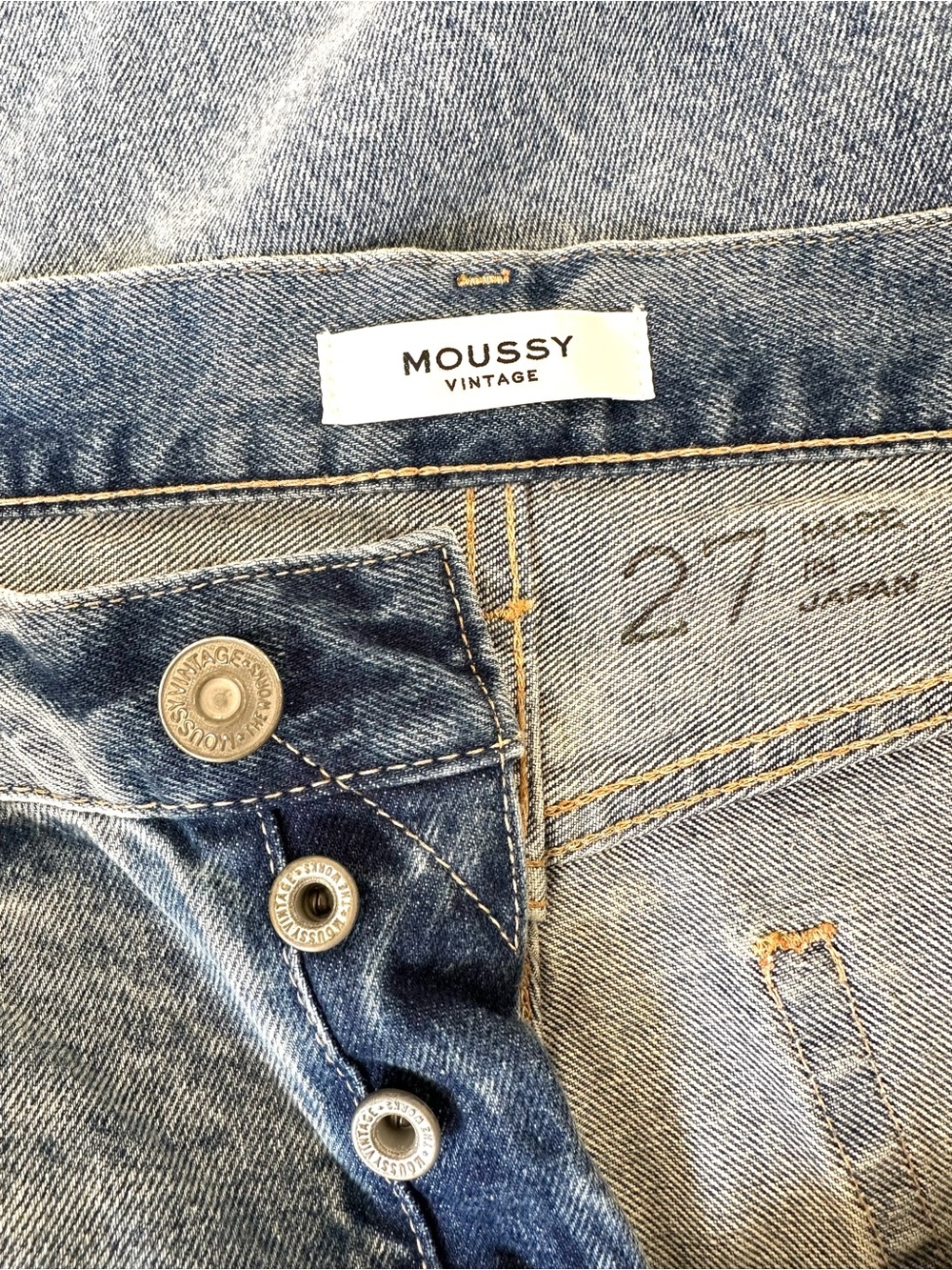 NWT Moussy Vintage Aurantia Straight Jeans Size 27 - Picture 9 of 10
